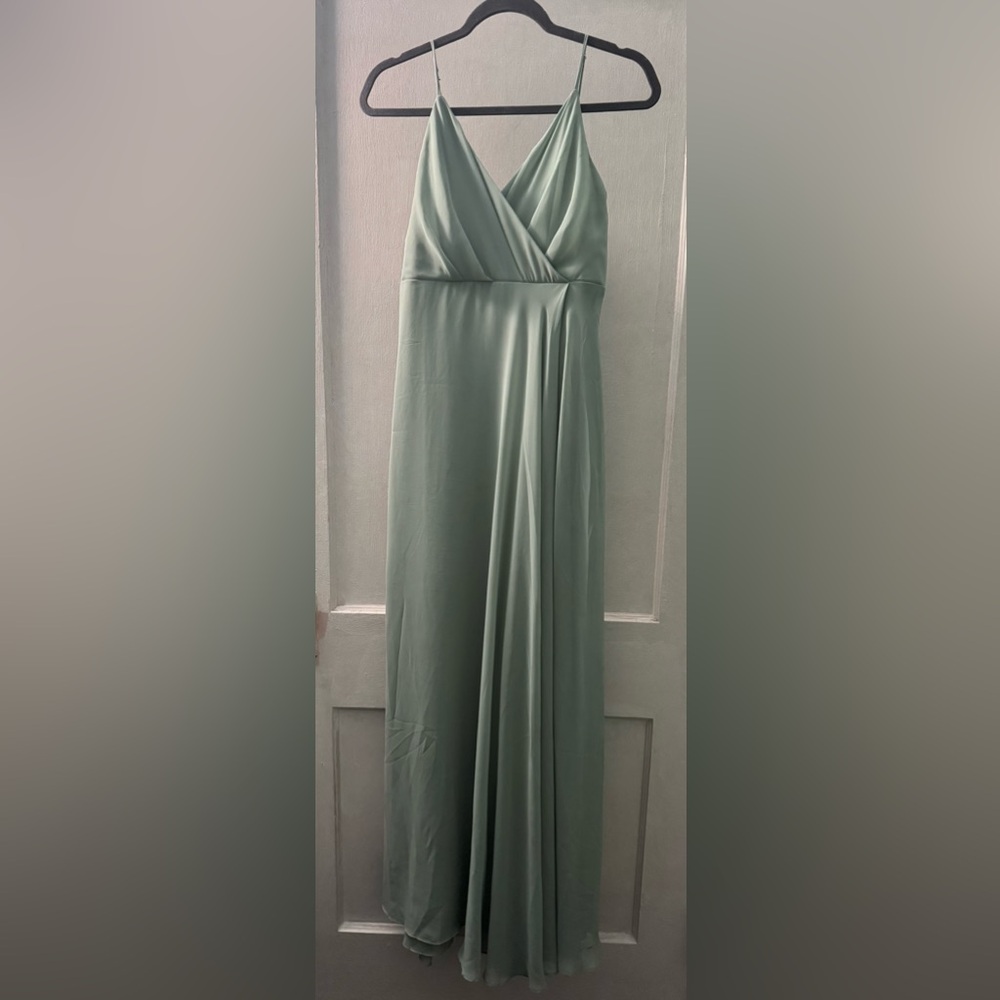 Birdy Grey Kaia Dress, Sage Green Chiffon Bridesmaid